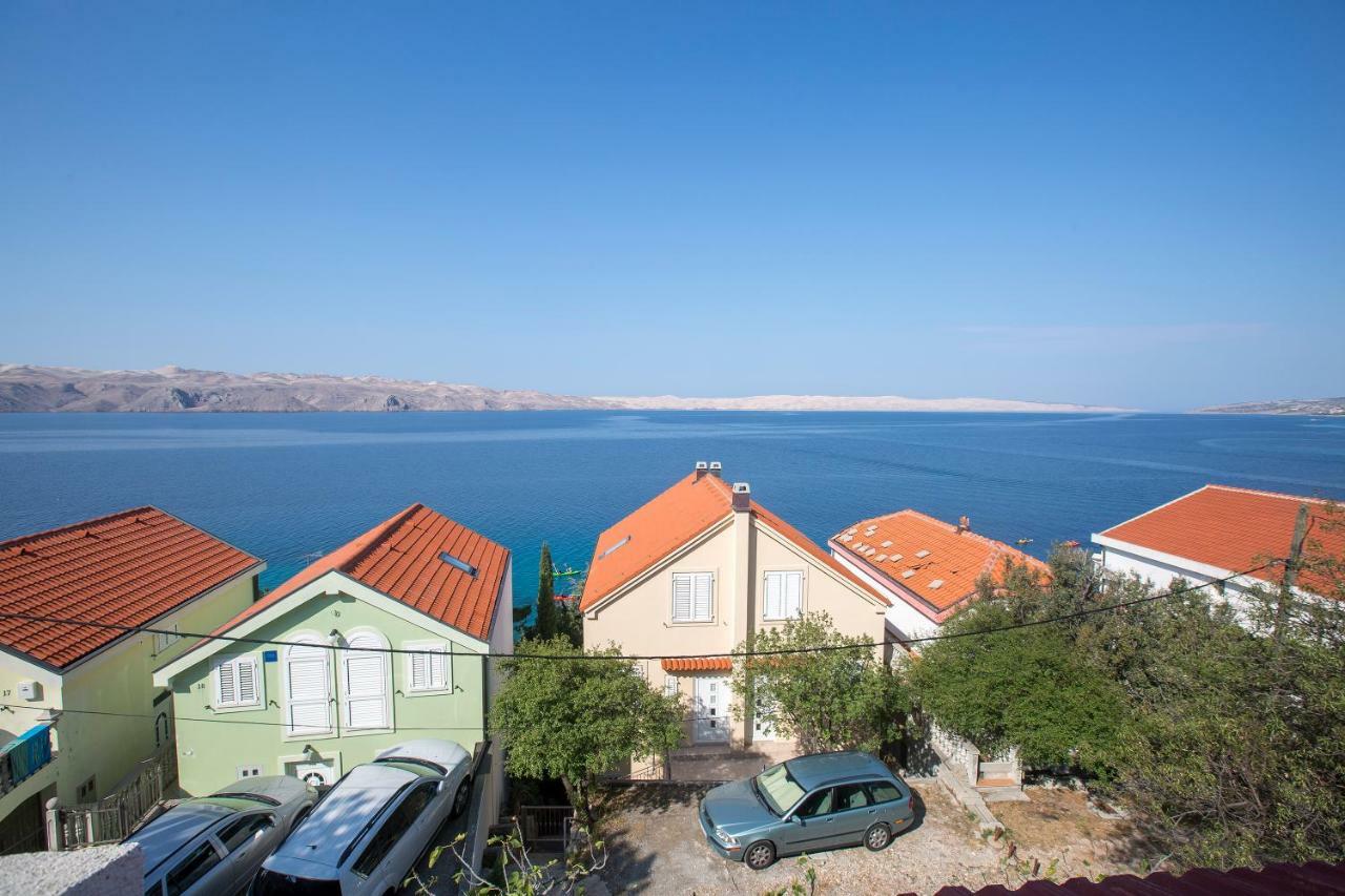 Appartamento Penthouse Karlobag Esterno foto